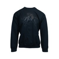 utah state aggie bull long sleeve tshirt blackout